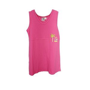 Girl Friends By Anita G Pink‎ Palm Tree Purse Girl's Size 7 Sundress